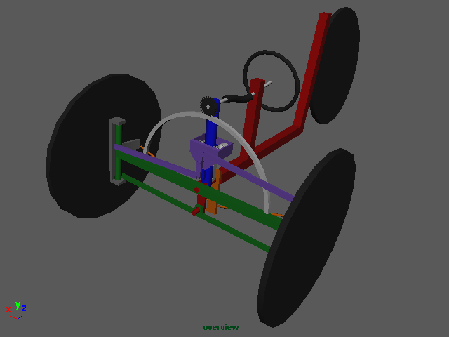 Simple transition tilting trike